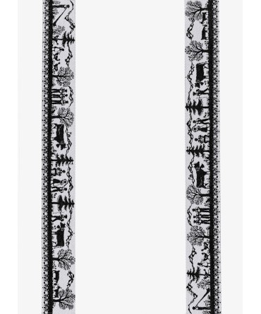 Linge de cuisine - Torchon motif Alpmusik noir swiss made