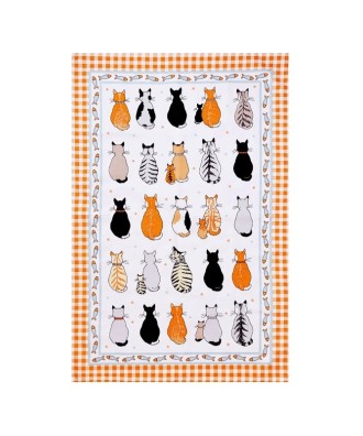Linge de cuisine - Torchon chats en observation