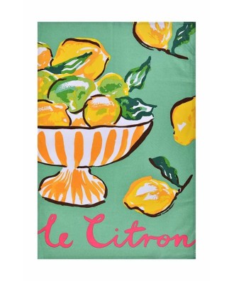 Linge de cuisine - Torchon motif citrons