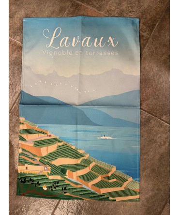 Linge de cuisine - Torchon motif Lavaux