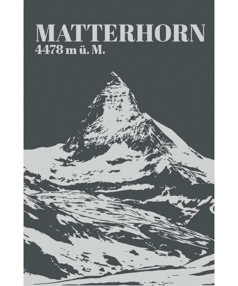 Linge de cuisine Matterhorn noir