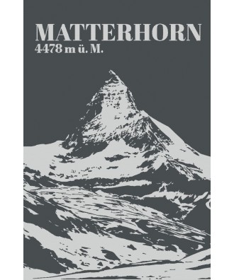 Linge de cuisine Matterhorn noir