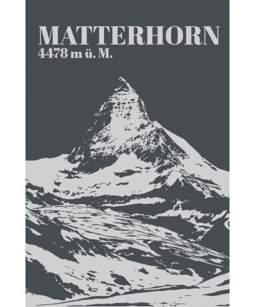 Linge de cuisine Matterhorn noir