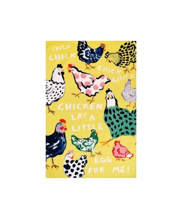 Linge de cuisine - Torchon poules