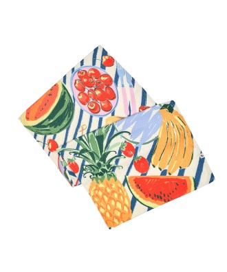 Linge de cuisine - Torchon motif lunch estival
