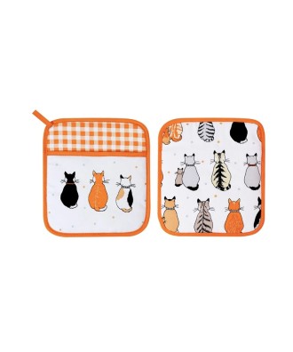 Manique de cuisine - Patte à four - Mitaine cats in waiting