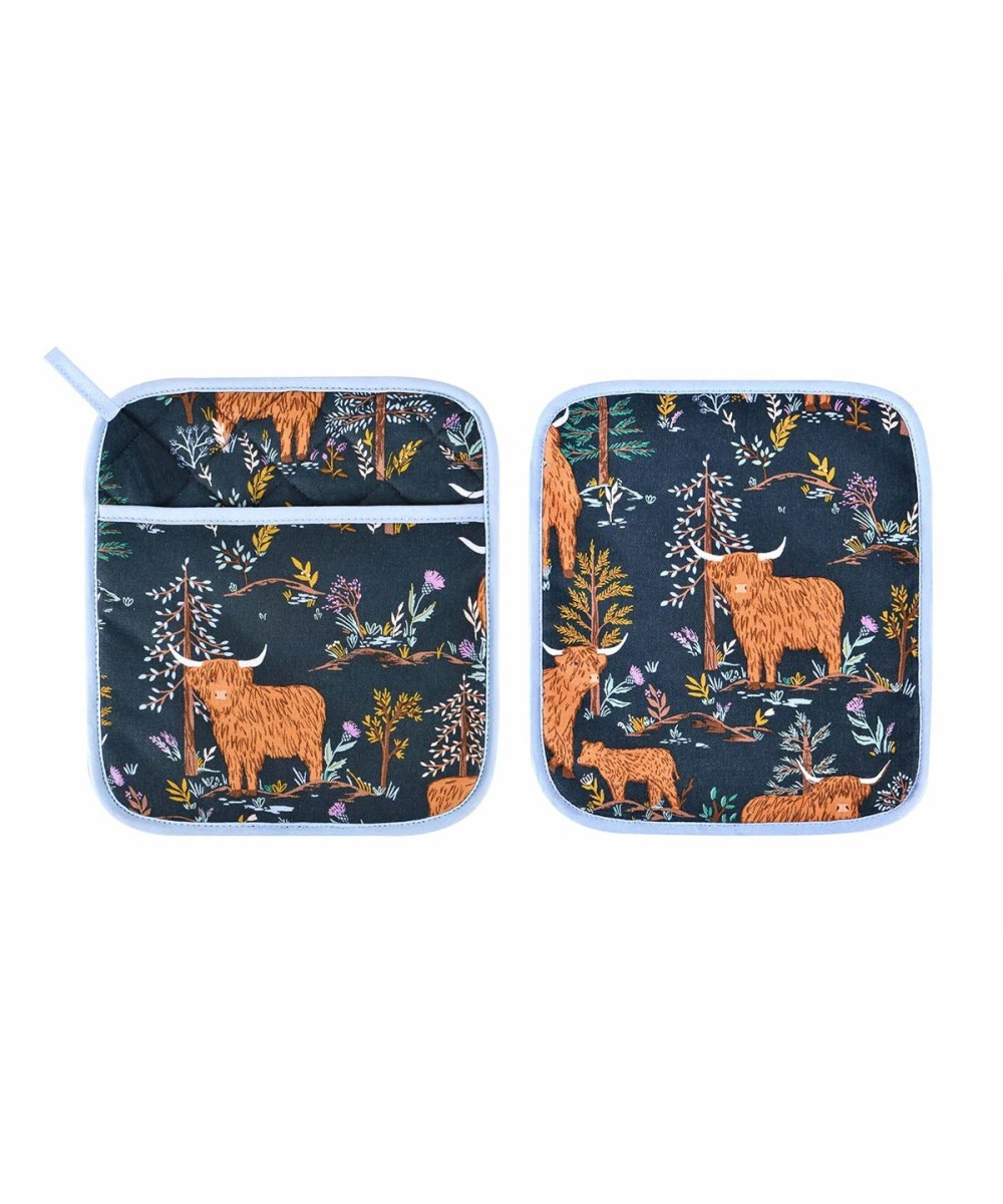 Manique de cuisine - Patte à four - Mitaine vache écossaise