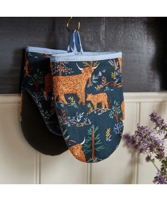 Gant de cuisine vendu par paire, design la vache connie