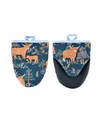 Gant de cuisine vendu par paire, design la vache connie