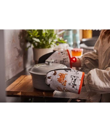 Gant de cuisine vendu par paire, design dog days