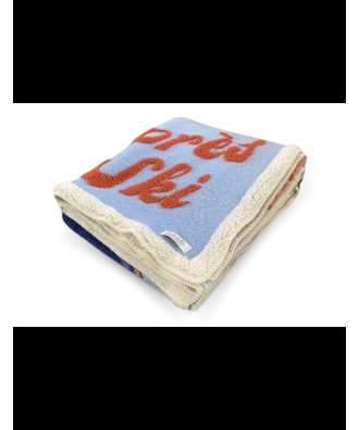 Plaid - Couverture en laine, motif vintage après-ski