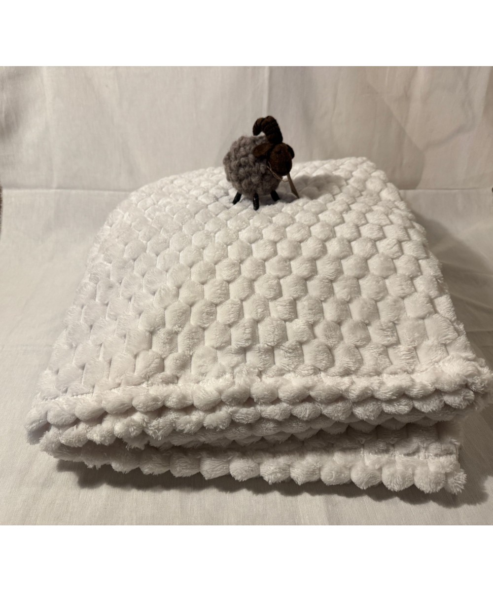 Plaid - Couverture Turenne blanc