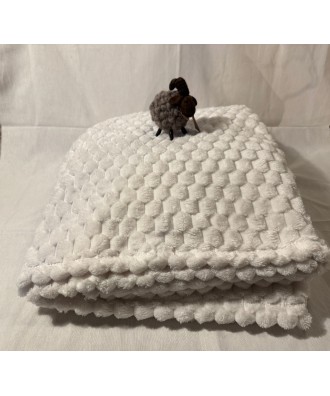 Plaid - Couverture Turenne blanc