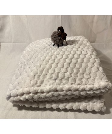 Plaid - Couverture Turenne blanc