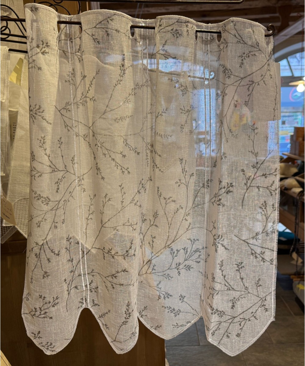 Rideaux feuillage, coupe au mètre selon largeur de bande