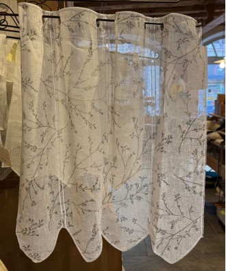 Rideaux feuillage, coupe au mètre selon largeur de bande