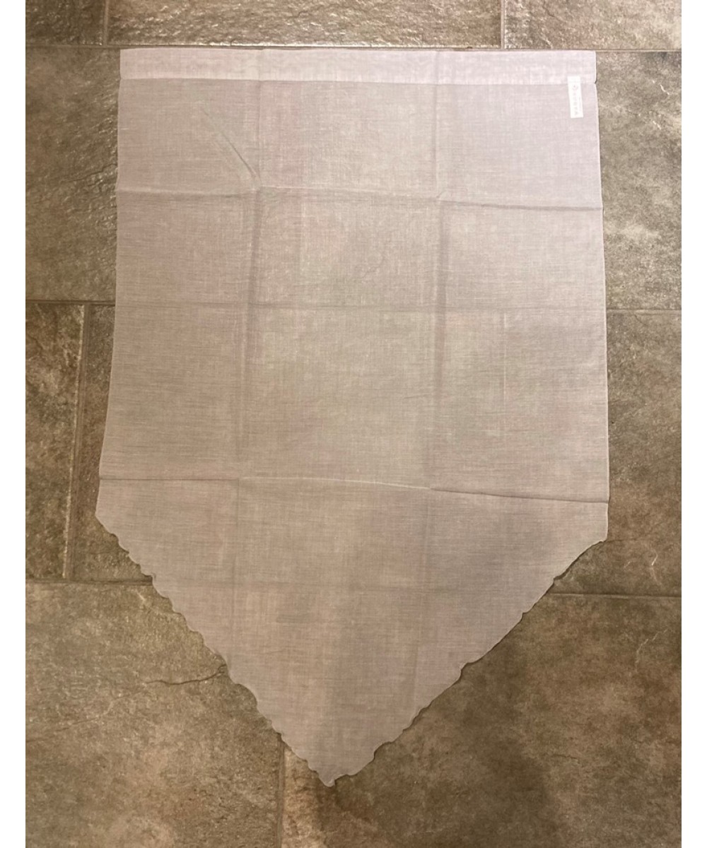 Rideau brise bise pointu simple 45cm