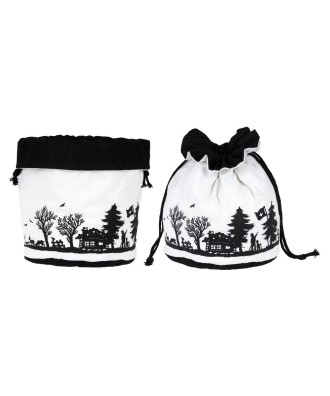 Sac isotherme pour les pommes-de-terre, les toasts, le pain, design alpage
