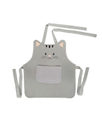 Tablier de cuisine enfant kitty gris représentant un chat