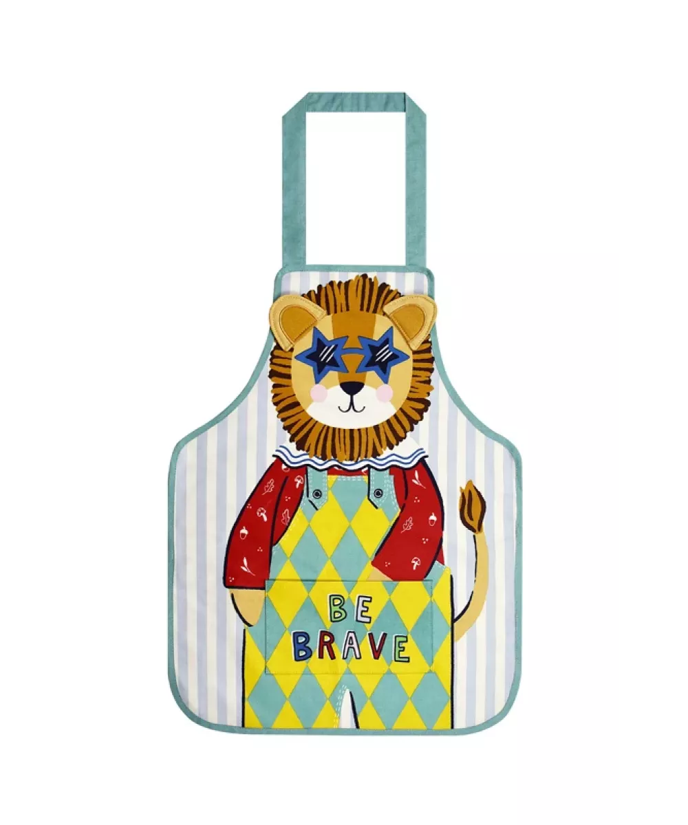 Tablier de cuisine enfant lion en PVC