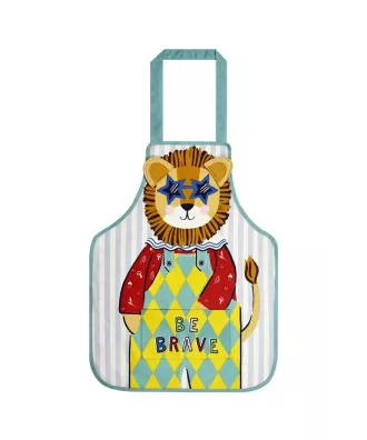 Tablier de cuisine enfant lion en PVC