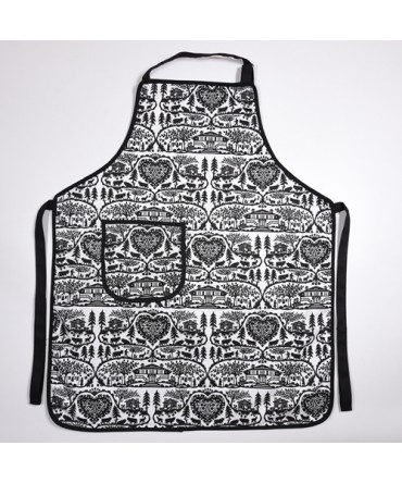 Tablier de cuisine motif montée à l'alpage
