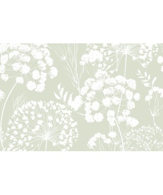 Tissu enduit floral sauvage en coton 140cm pour vos nappes