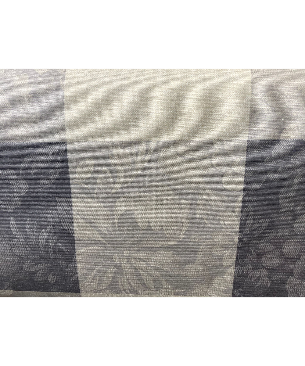 Tissu enduit coton-pes megaline gris 160cm (prix au mètre)